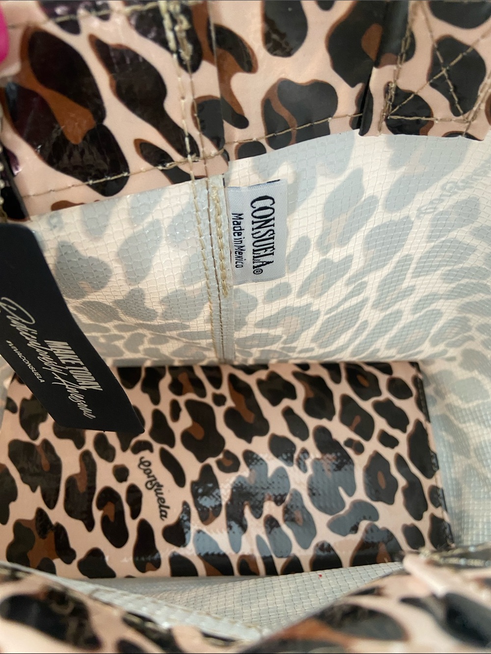 Consuela Mona Mini Bag Leopard print tote NWT - Picture 7 of 9